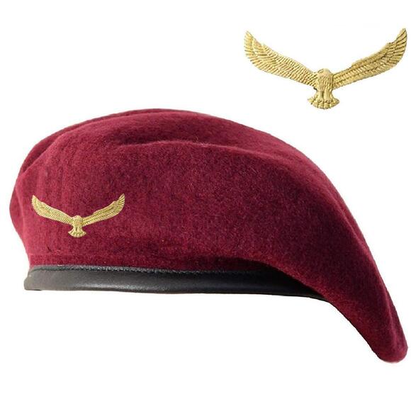 3811 Che Guevara-inspired Woolen French Beret With A Metal Eagle Badge main image 8